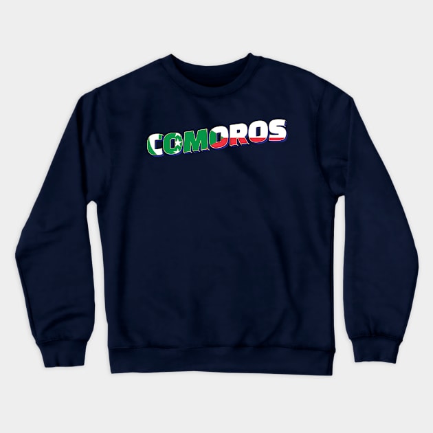 Comoros vintage style retro souvenir Crewneck Sweatshirt by DesignerPropo